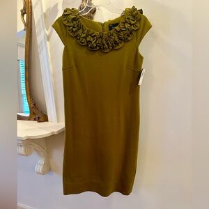 NWT Just Taylor Olive Dress